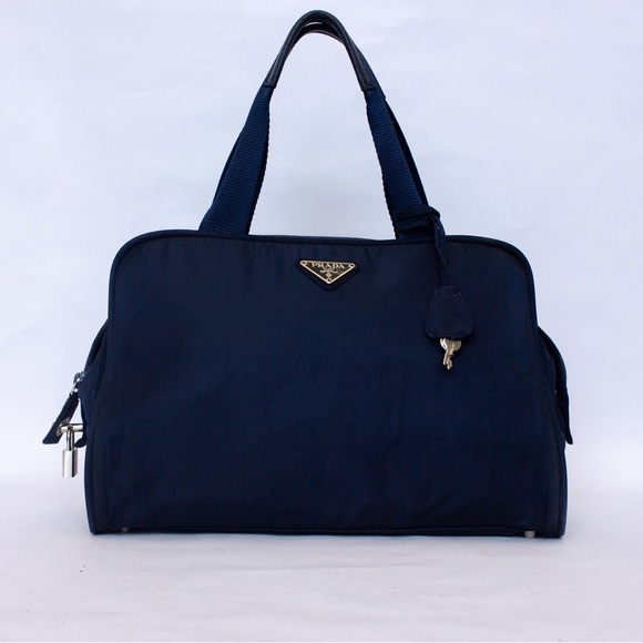 1200$MRP Prada Tessuto ROYAL NYLON City Handbag (SHG-2537 1) - Picture 1 of 16